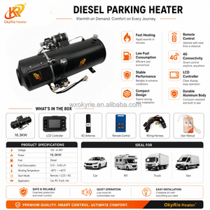 Calentador de Agua Diésel de 10KW 16.3KW 12V 24V para Autobús, Camión, RV, Cámper, <span class=keywords><strong>Caravana</strong></span>, Sistemas de Aire Acondicionado para Vehículos - Product Image 2