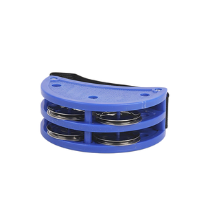 Vente en gros d'usine : <span class=keywords><strong>Tambourin</strong></span> de <span class=keywords><strong>pied</strong></span> multicolore, clochettes de cheville pour accompagnement de cajon et de guitare, performance scénique - Product Image 5