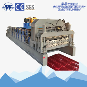 Nueva Máquina Perfiladora de Techo Trapezoidal de Doble Capa con Rodamiento, Espesor de 0.3-0.8mm, 380V, Marca WADLEY - Product Image 2