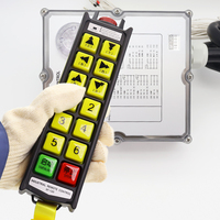 Télécommande sans fil pour grue, étanche IP67, 12 boutons, double vitesse, anti-interférence, interrupteur à distance pour grue