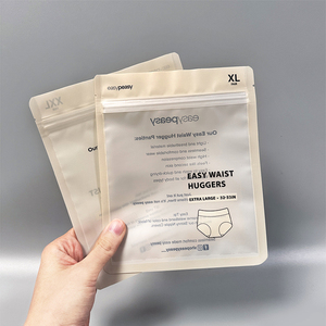 Stampa personalizzata finestra piatta trasparente piccoli accessori con cerniera calzino con chiusura <span class=keywords><strong>a</strong></span> Zip borsa <span class=keywords><strong>a</strong></span> 3 lati con guarnizione Mylar - Product Image 1