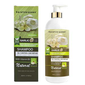 Shampooing et après-<span class=keywords><strong>shampoing</strong></span> pour cheveux noirs hydratants à l'ail de bonne qualité, antipelliculaire - Product Image 4