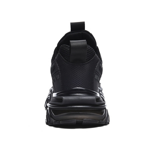 Chaussures de sport montantes décontractées pour hommes, style papa, avec semelle en caoutchouc PU, imperméables, respirantes, en cuir microfibre, pour la marche - Product Image 5