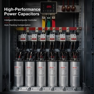 Precio de Fábrica, Serie GGJ, 400V, 60kvar-420kvar, Banco de Condensadores de Corrección Automática del Factor de Potencia (APFC) para Plantas Industriales - Product Image 6