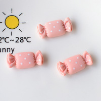 Breloques en résine en forme de nœud pour coques de téléphone, épingles à cheveux, boucles d'oreilles, accessoires de bricolage Kawaii, modèles de breloques de mode et de collection