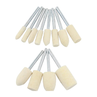 Têtes de polissage et de meulage en laine durables, personnalisables OEM, outils de polissage en laine abrasive