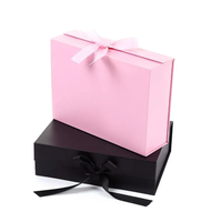 Boîte cadeau de mariage en carton recyclable avec couvercle à rabat pour le rangement et l'emballage d'expédition de vêtements, chaussures et perruques