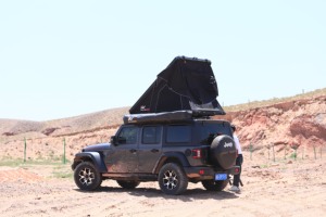 Tente de toit imperméable quatre saisons à triple couche pour 4 personnes, ouverture automatique rapide, échelle, coque rigide en polyester pour <span class=keywords><strong>camping</strong></span> 4x4 - Product Image 5