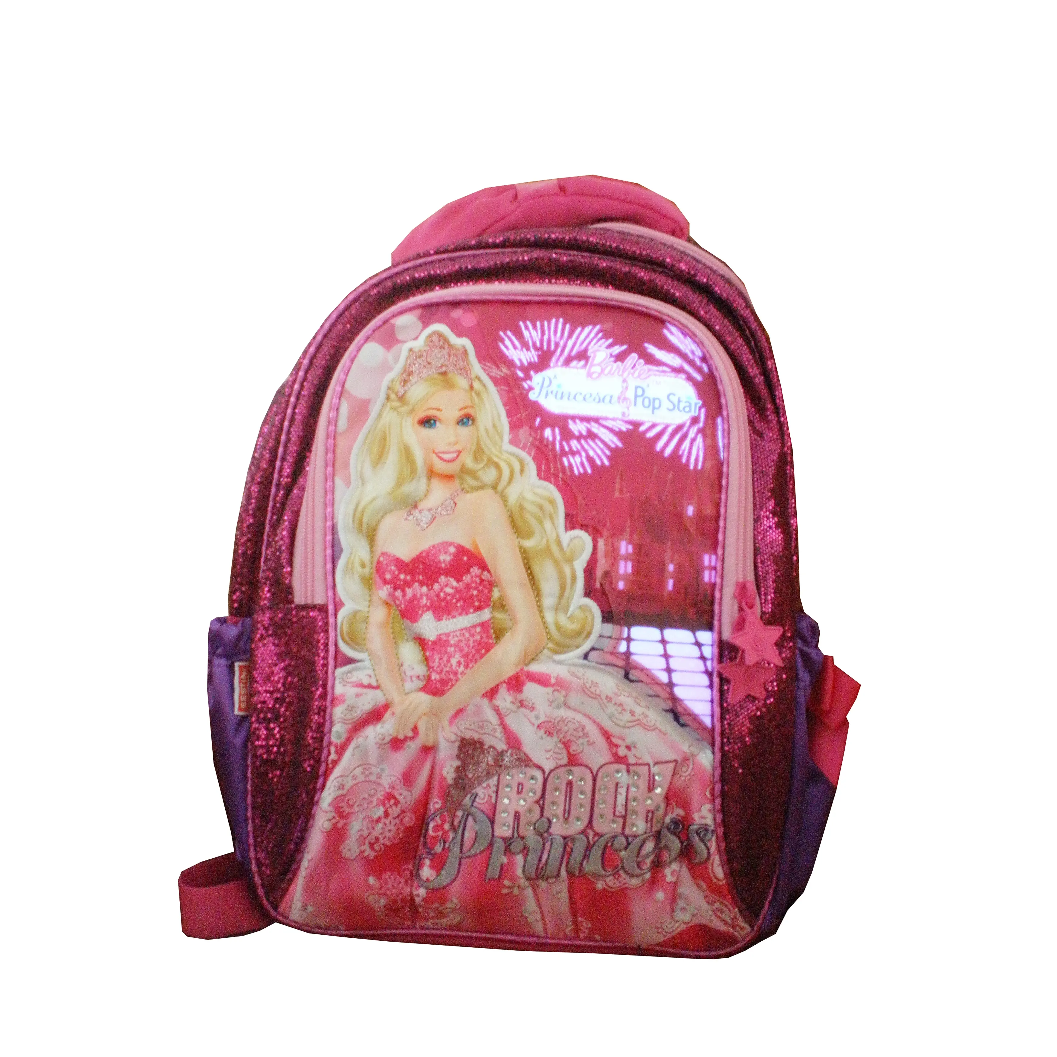 customized blingbling children backpack bag EL panel flash lighting sound music satchel school bag