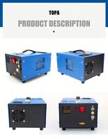 Compresseur d'air PCP portable compact avec écran LED, petit filtre, haute pression, compresseur automobile 12V DC 300 bars, pompe PCP portable