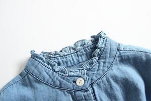 Nuovo 2019 di <span class=keywords><strong>Autunno</strong></span> della Molla Del Bambino Del Vestito Dalla Ragazza Della Maglia del Denim Della Rappezzatura Della Principessa Della Ragazza del Vestito A Maniche Lunghe Bambino Del Bambino Dei Bambini Abiti per le Ragazze - Product Image 5