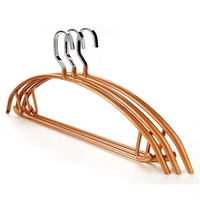Cintre semi-circulaire de ménage armoire de chambre à coucher cintres enduits de pvc antidérapants