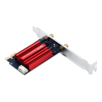 Tarjeta de Red Inalámbrica PCI-E de 1200 Mbps para Escritorio, 802.11AC de Doble Banda AC1200, Chipset RTL8822CE, Dongle Combinado Wifi y Bluetooth para Computadora