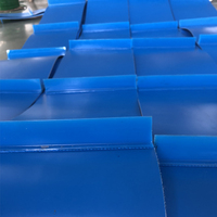 Courroie transporteuse à baffle en rouleau de matériaux PU, PVC, PE, PVK, prix compétitif, fourniture directe usine, couleur personnalisable