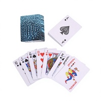 Jeu de cartes de poker mat personnalisé de haute qualité 57*87mm en papier couché écologique pour la famille, avec boîte de rangement durable imprimée