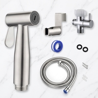 Kit de Douche Bidet Mural Moderne en Laiton Premium avec Douchette Shattaf et Jet de Nettoyage