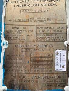 Servicio global de transporte de contenedores de 20 pies, 40 pies y 40GP, tarifas de flete para contenedores usados de 40GP, exportación de contenedores 40GP - Product Image 6