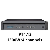 PT4.13 1300W Transformateur Son Audio Dj Amplificateur de Puissance Classe d 4 Canaux