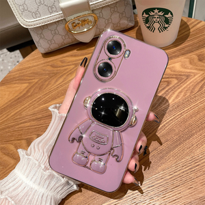 Custodia per <span class=keywords><strong>telefono</strong></span> con supporto per placcatura astronauta per Huawei Nova 3e 3i 4e 5i 7i 8i <span class=keywords><strong>9</strong></span> Mate 20 <span class=keywords><strong>Honor</strong></span> 10 <span class=keywords><strong>Lite</strong></span> 20 30i 50 9X Pro Soft <span class=keywords><strong>Cover</strong></span> - Product Image 5