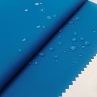 Approvisionnement d'usine 100 tissu polyester enduit pu recyclé 240t pongé pour vêtement