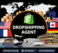 Agent de dropshipping en Chine, service d'approvisionnement centralisé, service de fulfillment Shopify, 0 MOQ, entrepôt 3PL pour les boutiques Ebay, Amazon, Shopify