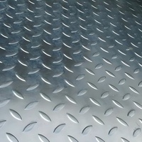 Bobine d'acier galvanisé à chaud de qualité supérieure, laminée à froid, à prix d'usine, à motif goutte d'eau et antidérapante, pour revêtements de sol de construction navale