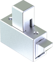 Loquet à bouton-poussoir Yeeka 1802 durable avec design simple, prix compétitif, loquet de panneau pour solutions de verrouillage sécurisées