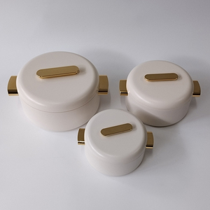 Casseruola di lusso da cucina isolata per alimenti in casseruola 3 pezzi Set di pentole scaldavivande casseruola - Product Image 4