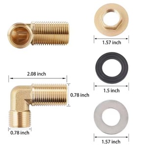 <span class=keywords><strong>2</strong></span> cái <span class=keywords><strong>1</strong></span>/<span class=keywords><strong>2</strong></span> <span class=keywords><strong>IPS</strong></span> G1/<span class=keywords><strong>2</strong></span> Angled khuỷu tay khớp thương mại vòi 90 độ khuỷu tay khớp nóng và lạnh vòi nước đầu vào khuỷu tay nối - Product Image 3