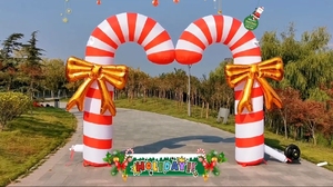 Bâton de canne à sucre gonflable Waterhan Style 80CM/Taille personnalisée en PVC, décoration de Noël, Nouvel An, Halloween, 2 couleurs - Product Image 6