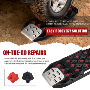 BUNKER INDUST 25t 4x4 Vehículo Todoterreno, Placas de Recuperación de Arena para Emergencias, Compatible con Gatos, Tabla de Escape con Asa - Product Image 6