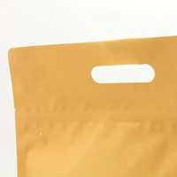 Sac personnalisé imprimé robuste et résistant à l'humidité avec poignée découpée, fenêtre transparente, 7L, pour litière pour chat et aliments pour animaux, design bicolore, OEM