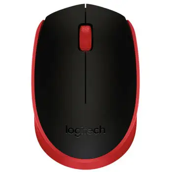 Para Logitech M171 Mouse fotoelétrico sem fio Notebook Desktop Computer Mouse Business Power Salvar jogo Red Mouse