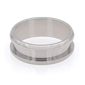 Anillos de Acero Inoxidable Personalizables para Joyería de Moda, Anillos Intercambiables para Incrustaciones, para Hombres y Mujeres, Anillos de Boda y Fiesta - Product Image 3