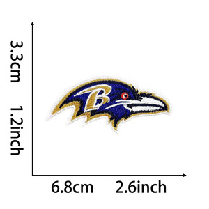 <span class=keywords><strong>2</strong></span> Inch Geborduurde Patches Voor Verschillende Voetbalteams Voor Honkbalhoeden Op Maat Gemaakt Ijzer Op School Naaien Patches Voor Hoeden - Product Image 6