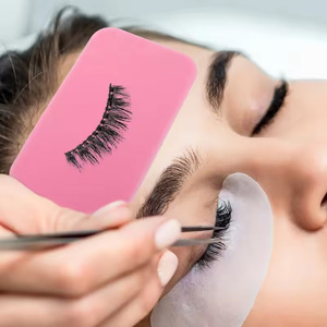 Eyelash Extension Forehead Sticker <b>Pad</b> Silicone Pink Transparent Planting Graft Lashes Tray Stand Pallet <b>Pad</b> Holder Makeup Tools - Product Image 2