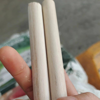 Panneau de bois massif en paulownia, cylindrique, pour bricolage, matériel de construction artisanal, outil pédagogique