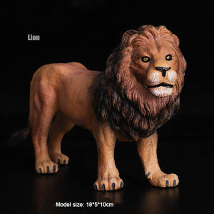 Modèle d'animal de simulation <span class=keywords><strong>en</strong></span> plastique souple, animal sauvage, tigre, lion, éléphant, <span class=keywords><strong>girafe</strong></span>, hippopotame, modèle de jouet <span class=keywords><strong>en</strong></span> PVC - Product Image 6