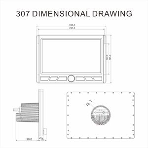 Waterproof Marine BT 6.5 Inch <strong>Speakers</strong> H-6108*4+Waterproof BT MP5 10 Inch TFT Touch Screen Player H-307+USB Cable+Antenna SUIT - Product Image 3