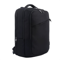 Sac à dos professionnel pour ordinateur portable, grand format, durable, avec logo personnalisé, fermeture éclair, imperméable et port USB, pour hommes, collège, école, voyage, en nylon