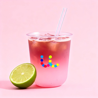 Gobelets en plastique PET transparents jetables de qualité alimentaire avec couvercles, logo personnalisé, café, boba, boissons, 360/500/700 ml, OEM/ODM