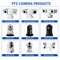 Caméra PTZ de véhicule étanche IP66, vision nocturne, IPC 2MP, caméra dôme, zoom optique 25X, kit de toit pour chasse aux tempêtes, DVR mobile, carte SD