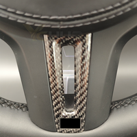 Volant en cuir avec palettes de changement de vitesse en fibre de carbone pour BMW Série G G20 G21 G22 G23 G26 G27 G30 G42 M3 G80 M4 G82 G01 F97