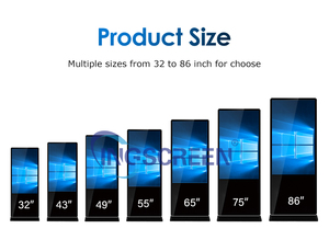 Ingscreen LCD tầng thường vụ trong nhà dọc Totem quảng cáo thương mại kỹ thuật số biển và hiển thị <span class=keywords><strong>video</strong></span> <span class=keywords><strong>player</strong></span> - Product Image 3