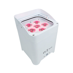 Đám cưới ngoài trời 6*18W rgbwa + UV 6in1 LED Battery Powered không dây DMX Wifi app điều khiển từ xa uplight IP65 - Product Image 6