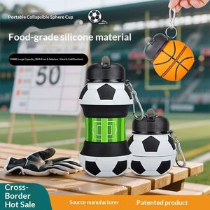 Vaso Plegable de Silicona y PP para Deportes al Aire Libre, con Mosquetón, Creativo, Portátil, Antiderrames y Duradero para Estudiantes y Niños - Product Image 2