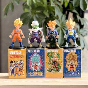 Ensemble de figurines PVC en boîte mystère, anime japonais tendance, Goku, Gohan, <span class=keywords><strong>Vegeta</strong></span>, <span class=keywords><strong>Bulma</strong></span>, Piccolo - Product Image 2