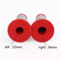 CQHZJ pegangan Handel sepeda motor, kualitas tinggi MX Grip untuk Motocross Enduro Supermoto CRF YZF WRF KXF KLX Dirt Pit Bike Enduro