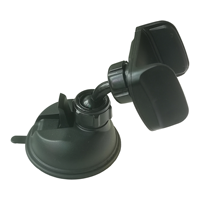 Support magnétique rotatif à 360 degrés pour téléphone portable, avec ventouse et tête sphérique de 17 mm, pour console centrale et bureau, fixation verticale
