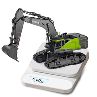 HUINA 1593 RC pelle métal 1/14 Dumper camion chenille alliage tracteur chargeur 2.4G radiocommandé voiture Rc voitures pour enfants